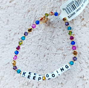 Little Words Project "Keep Going" Bracelet