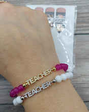 Load image into Gallery viewer, The BEST Teacher Beaded Bracelet
