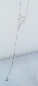 Star Lariat Drop Necklace