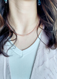 Pink Pearl Romance Necklace