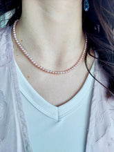 Load image into Gallery viewer, Pink Pearl Romance Necklace