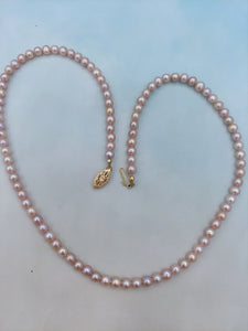 Pink Pearl Romance Necklace