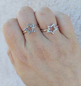 Star Ring - Sterling Silver