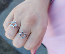 Load image into Gallery viewer, Star Ring - Sterling Silver