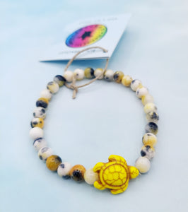 Bumble Bee Sea Turtle Bracelet