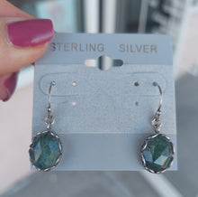 Load image into Gallery viewer, Malachite Drop Earrings