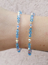 Load image into Gallery viewer, Aquamarine Crystal Bracelet - Amanda Style