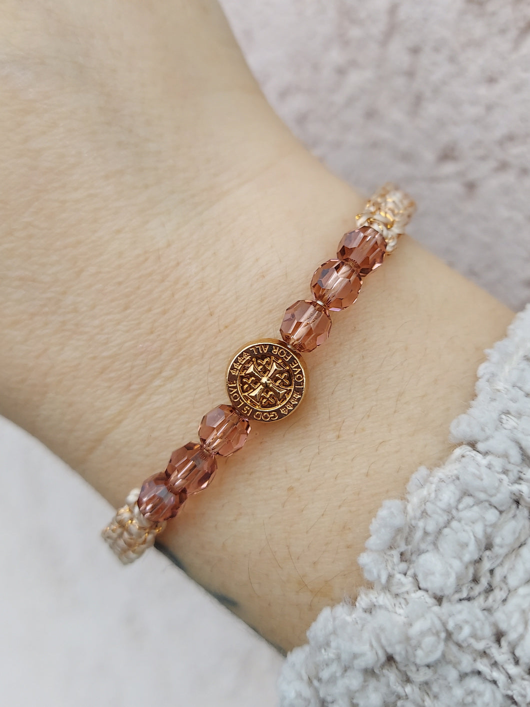 A Mother's Love Blessing for My Daughter Bracelet