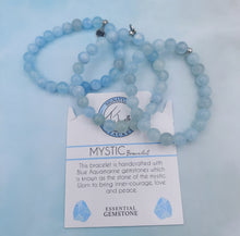 Load image into Gallery viewer, &quot;Mystic&quot; Blue Aquamarine Stacker - TJazelle