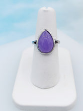 Load image into Gallery viewer, Purple Jade Ring - Sterling Silver