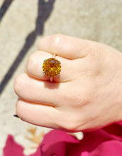 Load image into Gallery viewer, Statement Citrine Ring - Sterling Silver