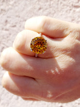 Load image into Gallery viewer, Statement Citrine Ring - Sterling Silver