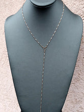 Load image into Gallery viewer, Two Tone Y Chain - Sterling Silver &amp; Rose