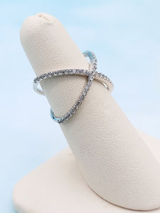 Criss Cross Ring - Sterling Silver