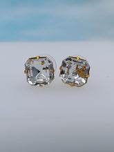 Load image into Gallery viewer, Clear Cushion - Loren Hope Stud Earrings