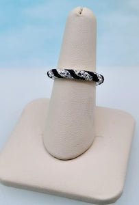 Zebra Band - Sterling Silver