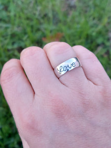 LOVE Band - Sterling Silver