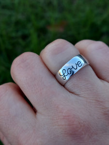 LOVE Band - Sterling Silver