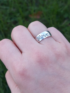 LOVE Band - Sterling Silver