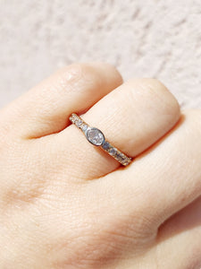 Center of Your World Ring - Custom Design - 14K Gold