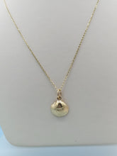 Load image into Gallery viewer, Shell Pendant &amp; Chain - 14K Yellow Gold