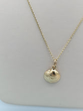 Load image into Gallery viewer, Shell Pendant &amp; Chain - 14K Yellow Gold