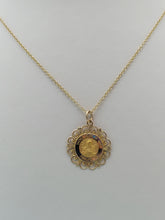 Load image into Gallery viewer, Sacred Heart of Mary Pendant &amp; Chain - 14K Yellow Gold