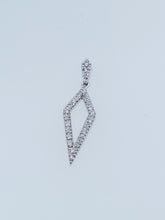 Load image into Gallery viewer, Diamond Kite Pendant &amp; Chain - 14K White Gold