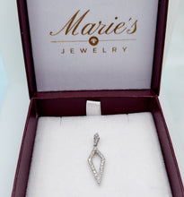 Load image into Gallery viewer, Diamond Kite Pendant &amp; Chain - 14K White Gold