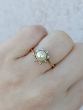 Load image into Gallery viewer, Sun Pearl Ring - 14K Yellow Gold