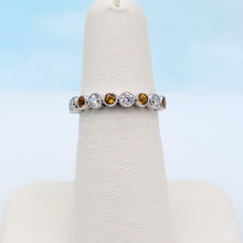 Load image into Gallery viewer, Citrine and Diamond Ring - 14K Gold