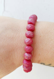 Chunky 12mm Red Vamp Liza Bracelet