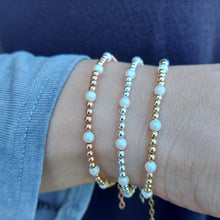 Load image into Gallery viewer, &quot;Pearls by the Yard&quot; Beaded Bracelet- Our Whole Heart