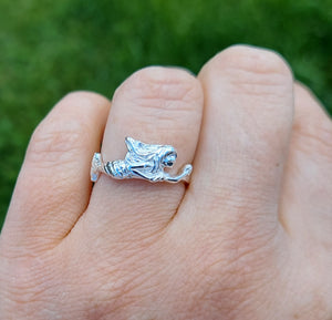 Mermaid Ring - Sterling Silver