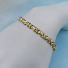 Load image into Gallery viewer, XOXO Heart Bracelet - 14K Yellow Gold