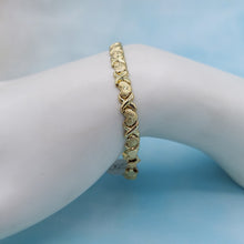 Load image into Gallery viewer, XOXO Heart Bracelet - 14K Yellow Gold