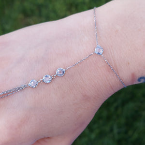 Hand Chain Bracelet - Sterling Silver