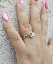 Load image into Gallery viewer, Beauty and the Beast Rose Ring - Marie&#39;s Custom 14K Gold Design