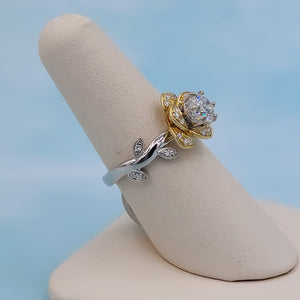 Beauty and the Beast Rose Ring - Marie's Custom 14K Gold Design