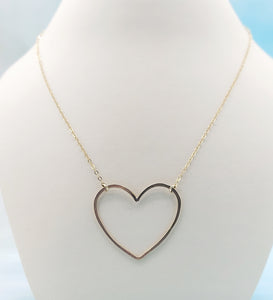 "I Heart Paris" Open Heart Necklace