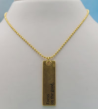 Load image into Gallery viewer, Long Quote Necklace - Benny and Ezra