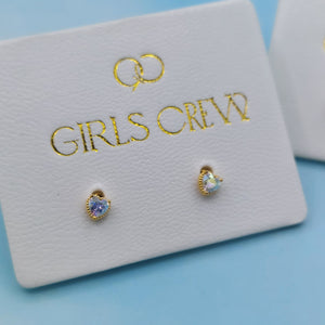 Prism Love Stud Earrings, Girls Crew