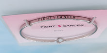 Load image into Gallery viewer, Fight Cancer Bangle Bracelet