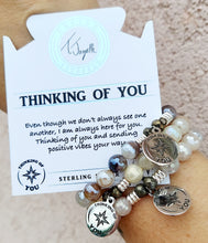 Load image into Gallery viewer, Thinking Of You Friendship Charm Bracelet - Marie&#39;s TJazelle Exclusive Charm
