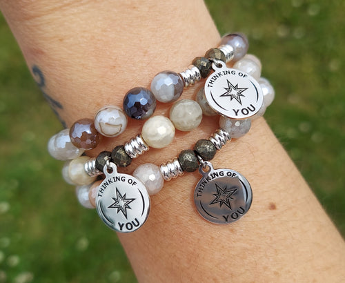 Thinking Of You Friendship Charm Bracelet - Marie's TJazelle Exclusive Charm