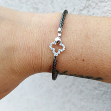 Load image into Gallery viewer, Lucky Clover Italian Hook Bracelet