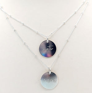 Silver Connection Necklace - Sterling Silver