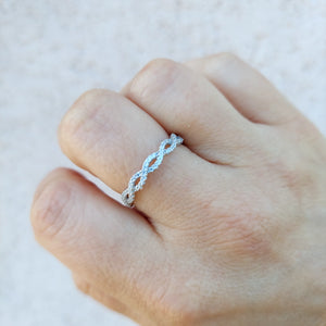 Infinity Style Band - Sterling Silver