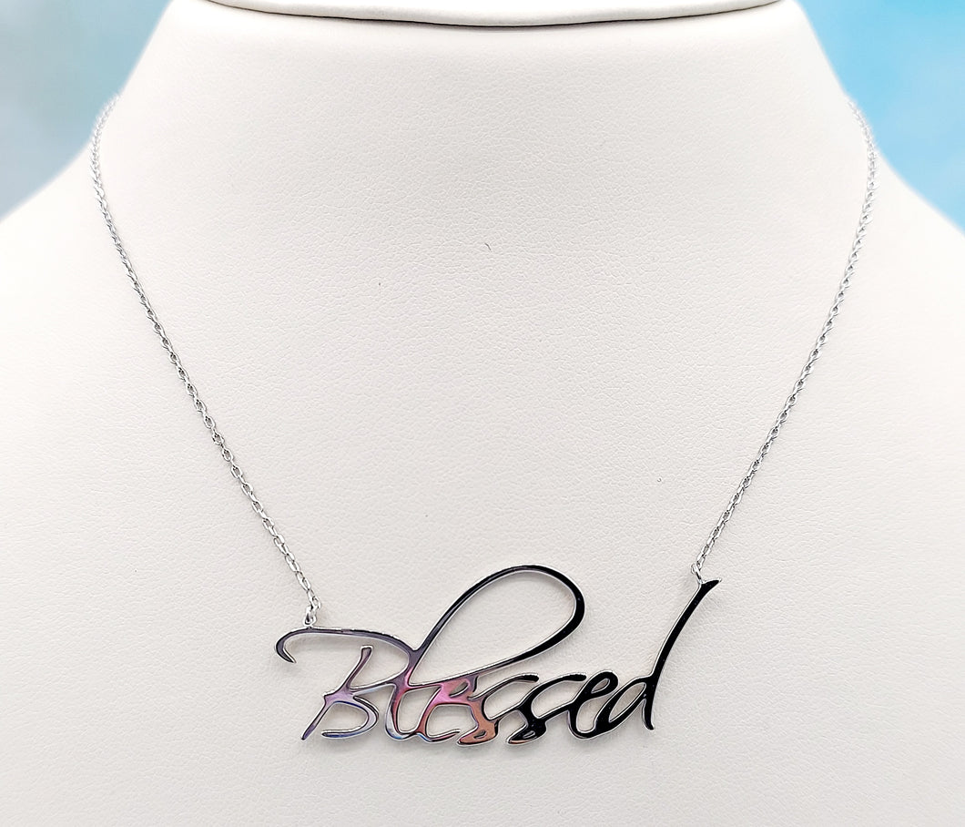Blessed Necklace - Sterling Silver