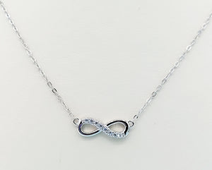 Infinity Necklace -Sterling Silver